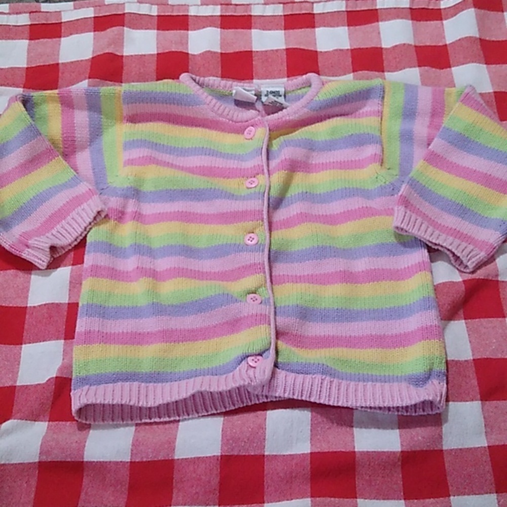 🩷Vintage 24 Months Button Up Pastel Sweater 🩷 Baby UR IT Brand!